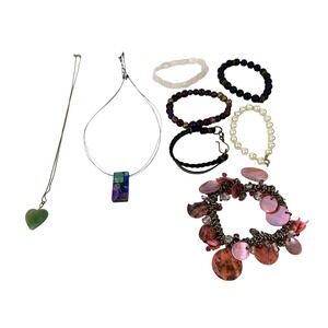 Fashion Jewelry Lot of 8 pieces.  Bracelets and Necklaces. Cold Water Creek